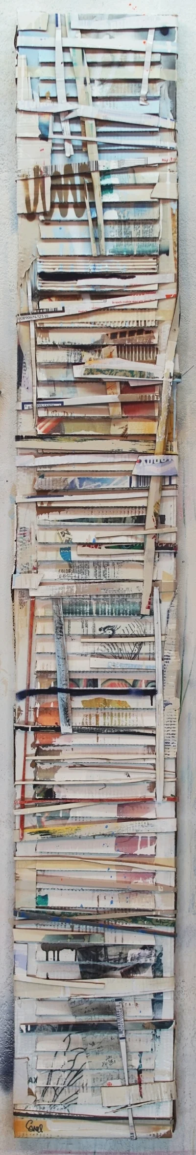 "He Was Nervous and Began to Stutter", 96 x 14, 2018