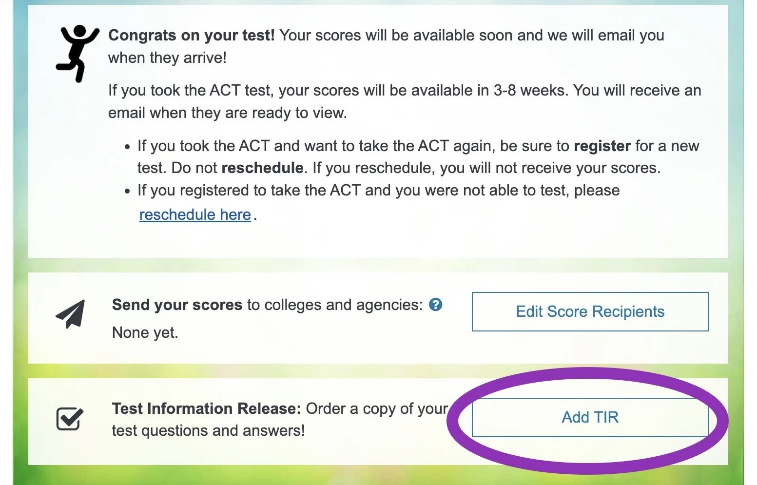 The QAS and TIR: Find Out Which Questions You Got Wrong on the SAT and ...