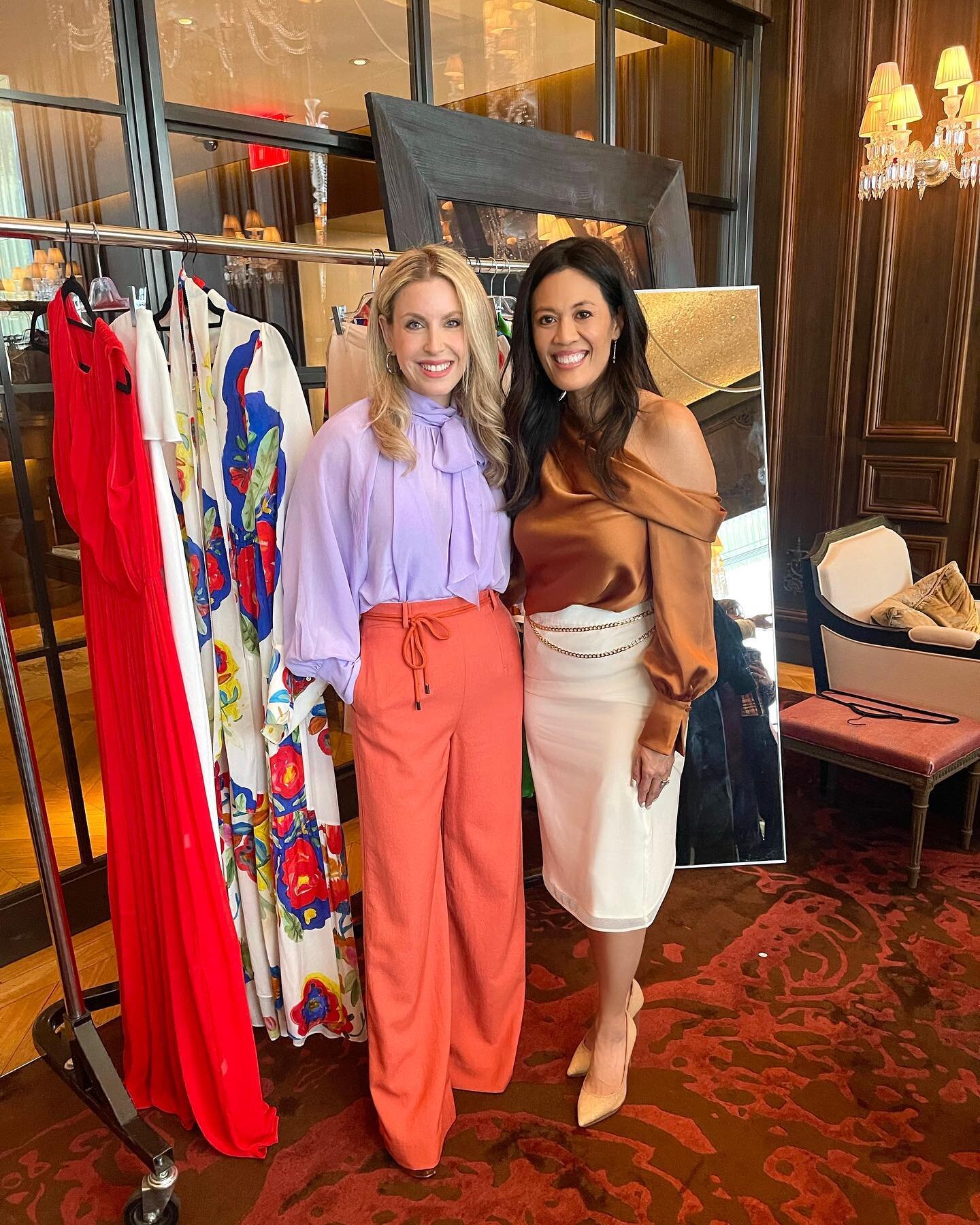 High tea + high fashion in the company of these incredible individuals! Thank you to my beautiful friend and #bossbabe Stylist @samanthabrownstyle + @caresteofficial for hosting this lovely, exclusive and intimate event at the @baccarat NYC. It&rsquo