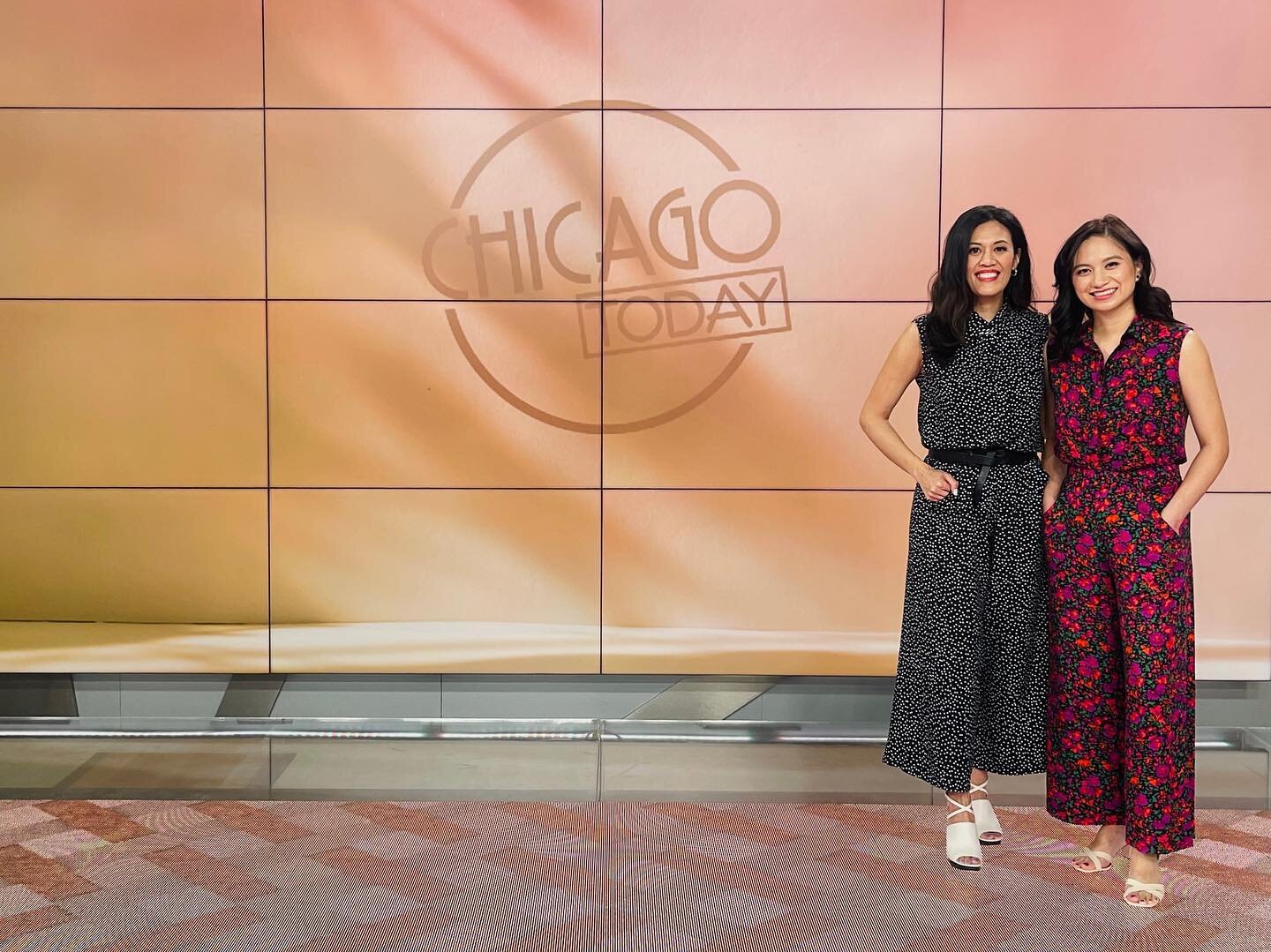 Beaming with pride over here during AAPI (Asian American and Pacific Islander) Heritage month! 🇵🇭 It was an honor to film a segment with fellow Filipina and my longtime designer partner, @sophiareyesdesign who was also voted BEST local clothing des