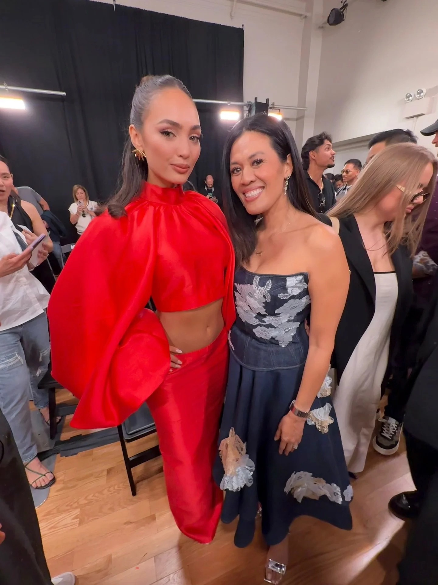 The FilipinXt Show was an absolute highlight of my NYFW&mdash;not only to witness such remarkable Filipino talent, but also to meet former Miss Universe and sustainable designer @rbonneynola AND the current season&rsquo;s @projectrunway designers - @