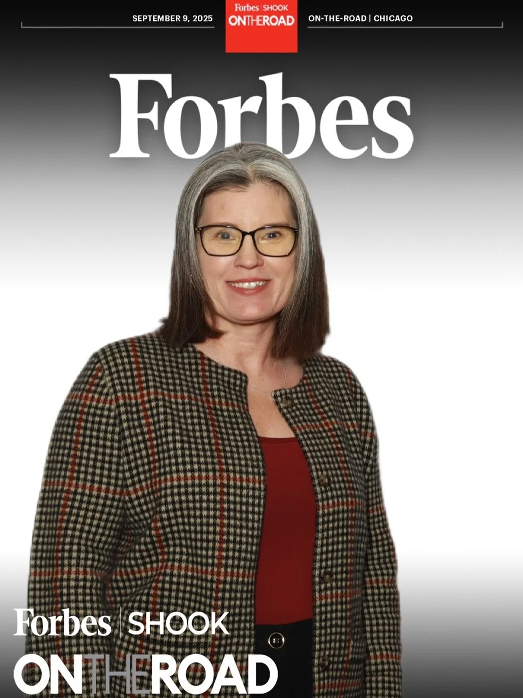 Straight from our session to the cover of Forbes 😉 

Our client came to us saying that she felt frumpy and as she turned 50 earlier this year, she knew that it was time to really elevate her style and show up differently. We had met over a year ago 