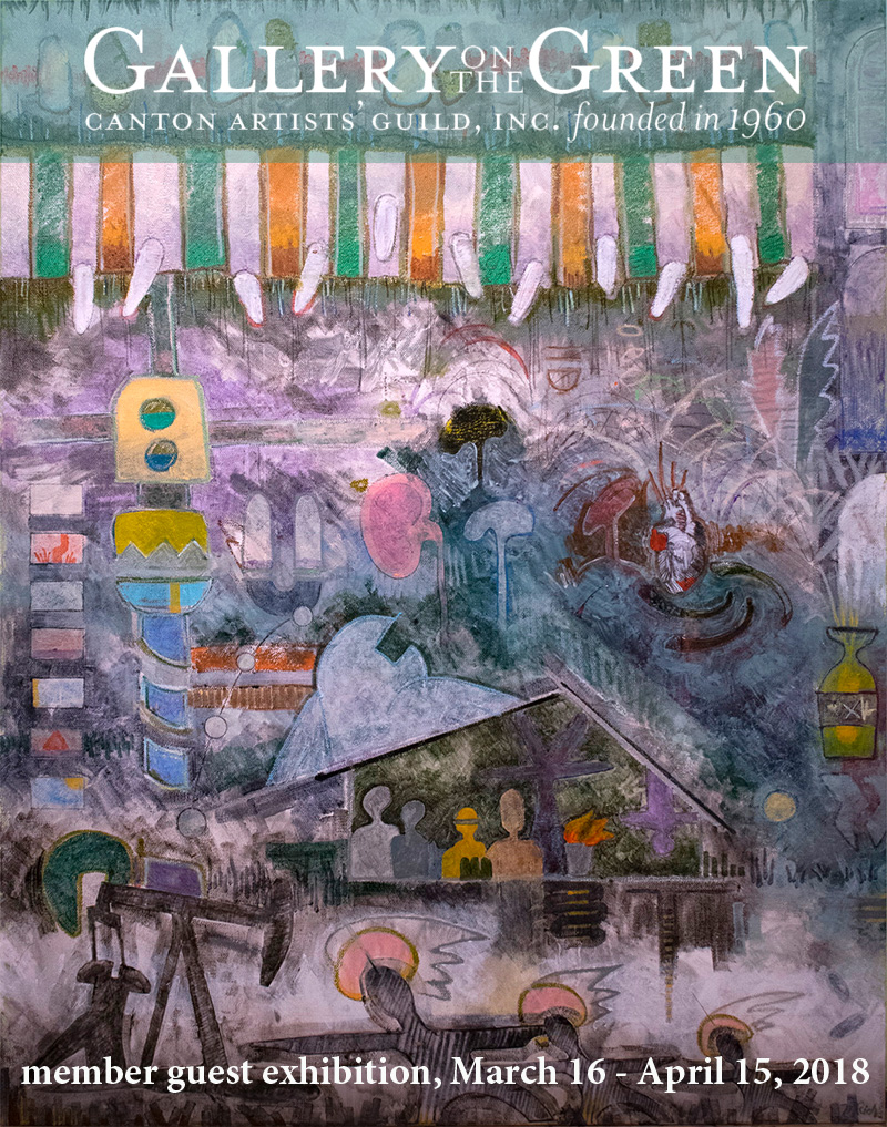 Group show, this painting is titled, Under it all.