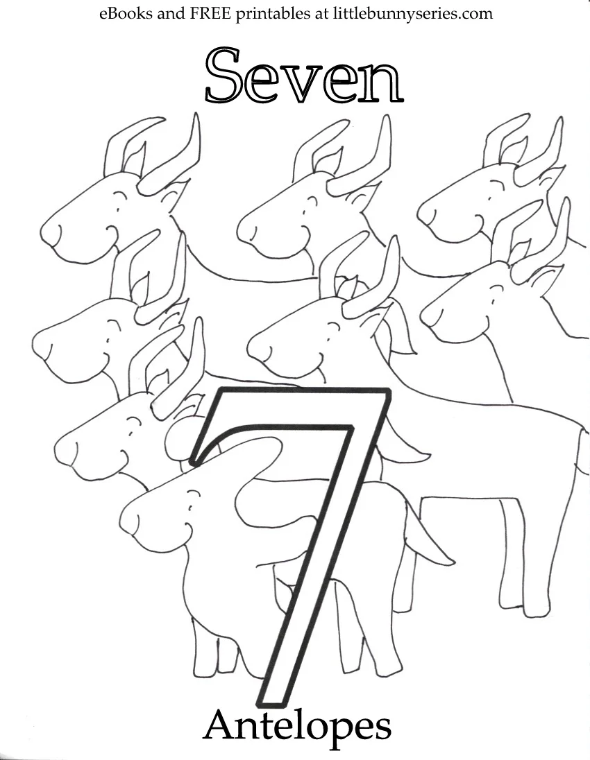 Coloring pages — Little Bunny series