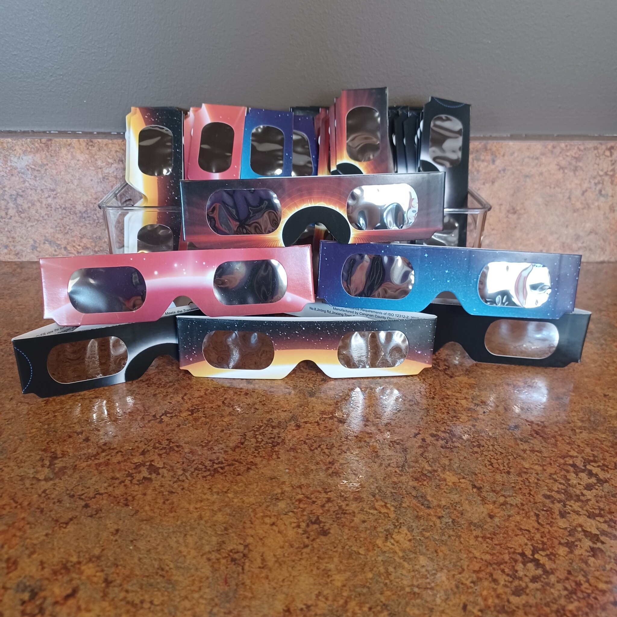 Are you excited about the upcoming solar eclipse and in need of a pair of the special glasses? Look no farther! We have some. Come get you a pair!