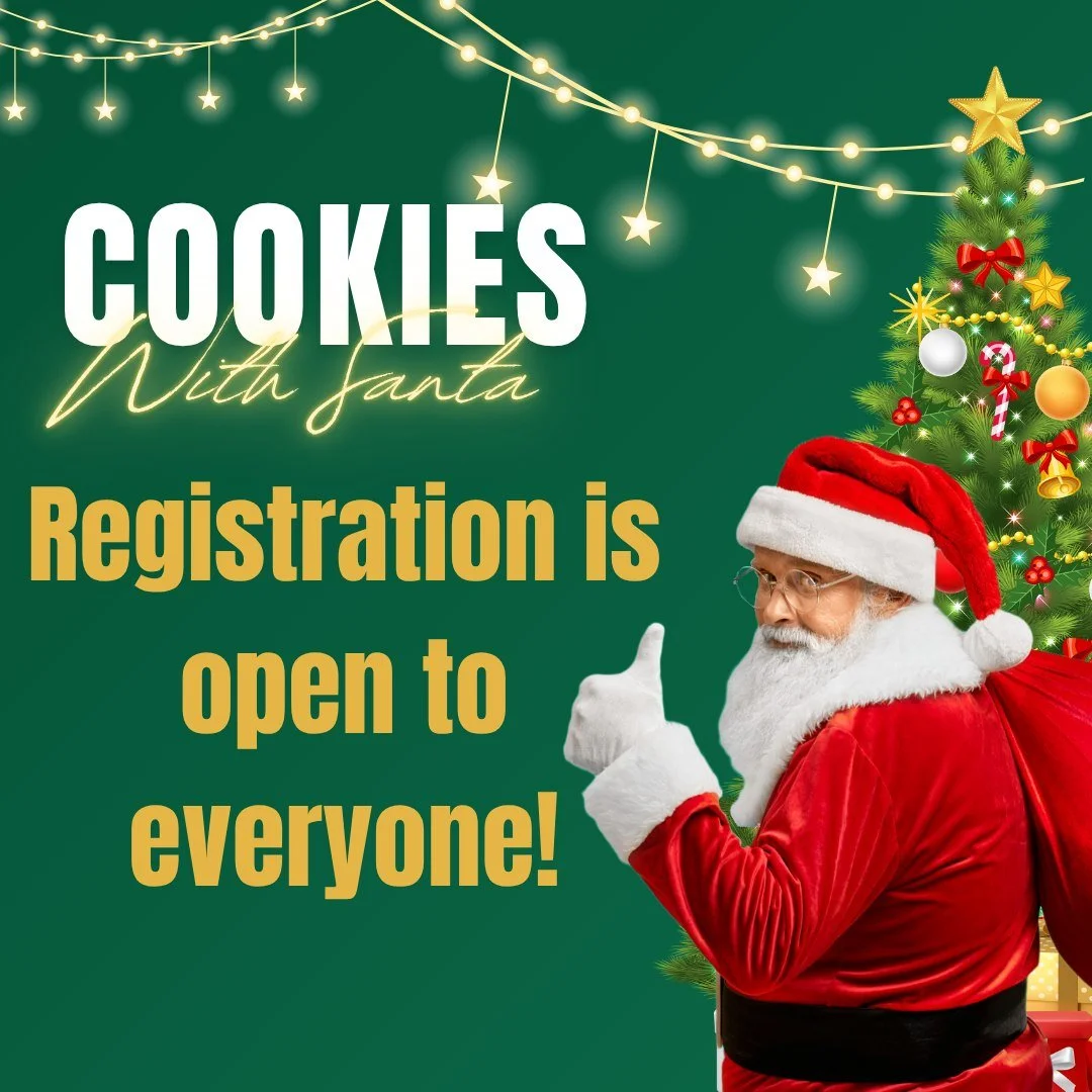 Cookies with Santa registration is now open to the public! 
For more information or to register online, check out this link: https://www.childrensmuseumofalamance.org/cookies-with-santa-2025