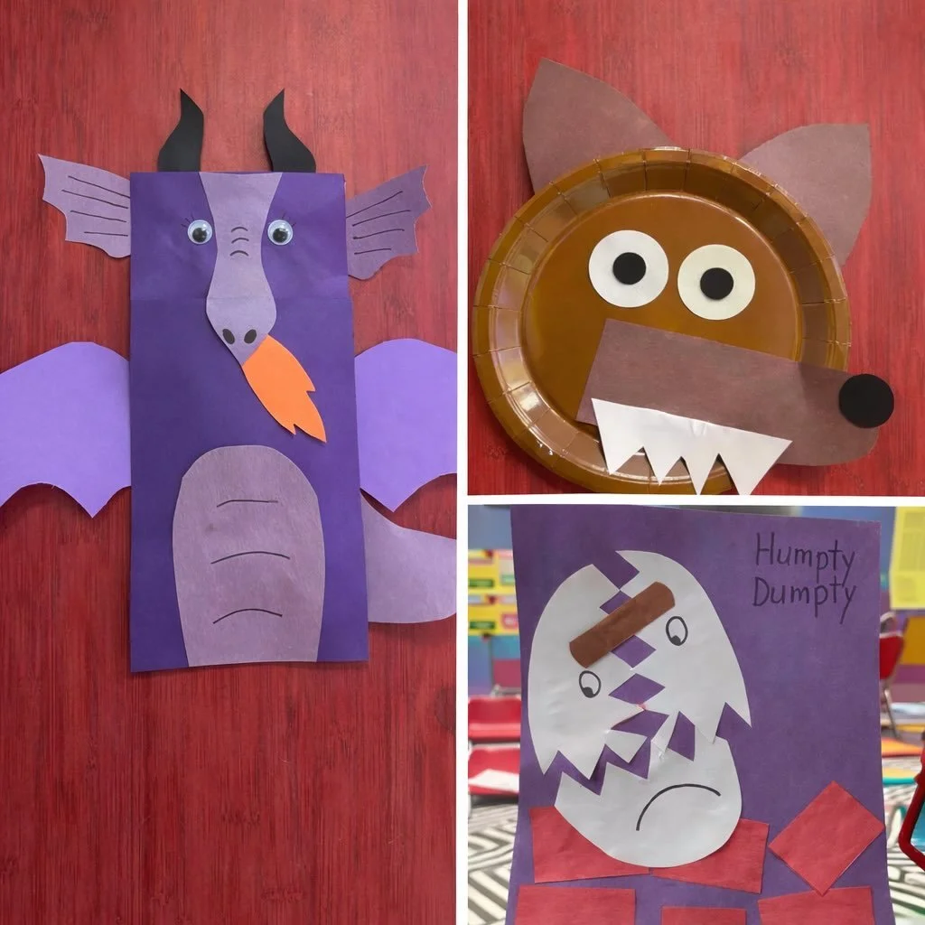 ✨🏰 Fairytale Week is in full swing! 🏰✨

We&rsquo;re getting magical with this week&rsquo;s crafts! 🐉👑

🟣 🐉Create your own fire-breathing dragon
🐺 Make a not-so-scary Big Bad Wolf
🥚 Help put Humpty Dumpty back together again

It&rsquo;s a week