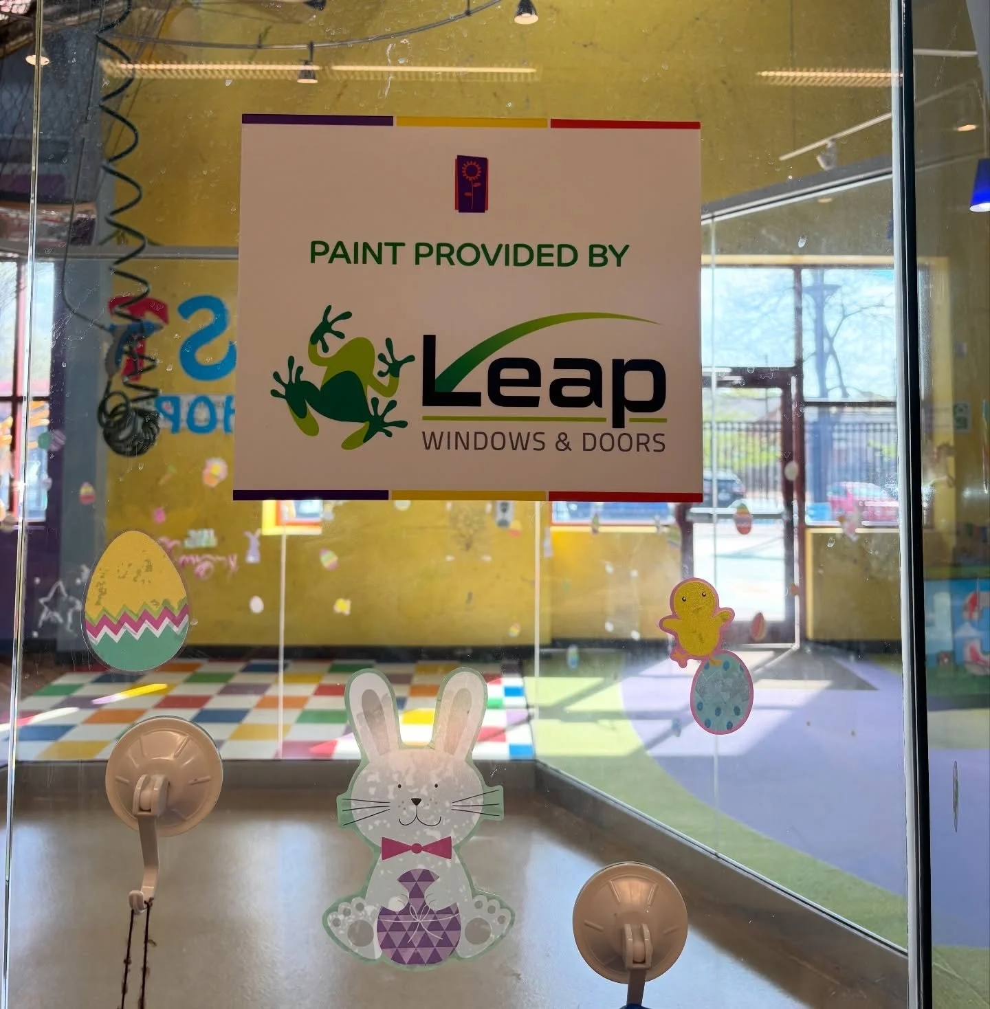 Huge thank you to Leap Windows &amp; Doors for sponsoring our paint room! 🎨💙
Because of your support, kids get to create, explore, and make a colorful mess in the best way possible!

We appreciate you helping us bring creativity to life every day!
