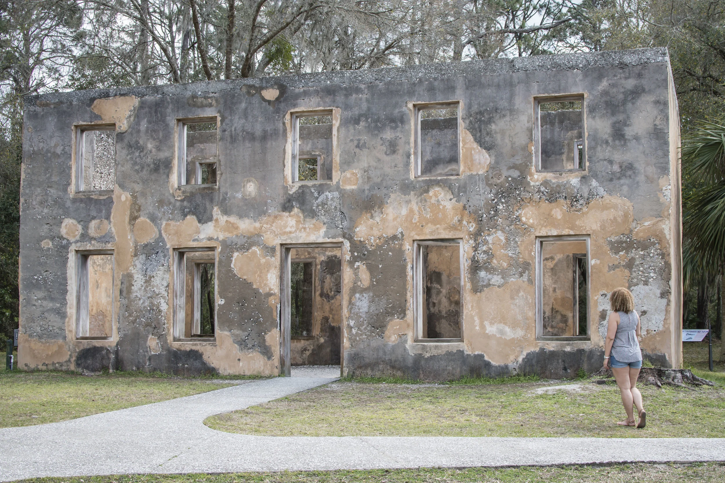 The Horton House ruins in Jekyll Island, GA