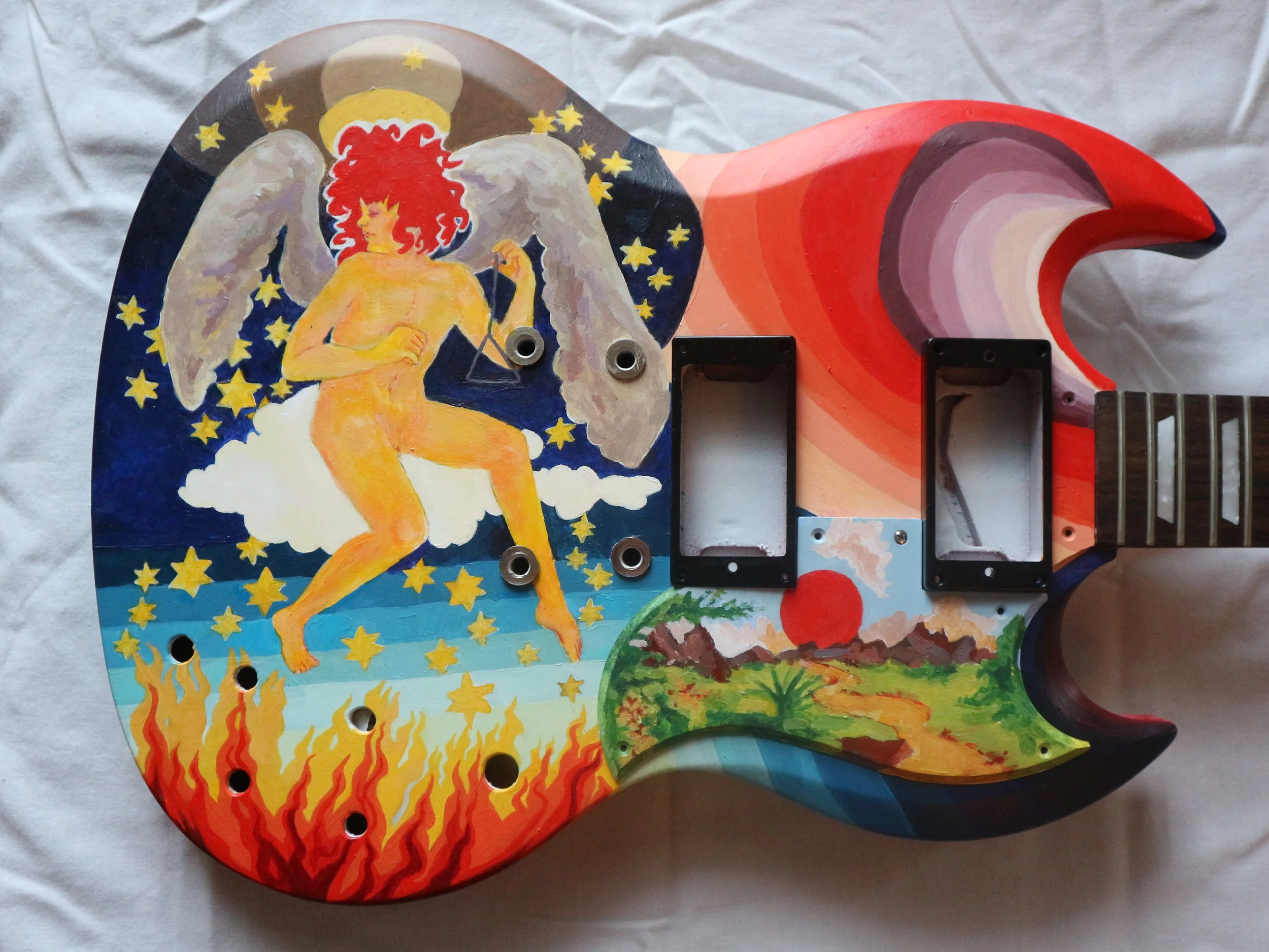  Replica of Eric Clapton’s “The Fool,” Acrylic  