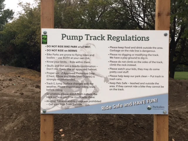 Pump Track Rules