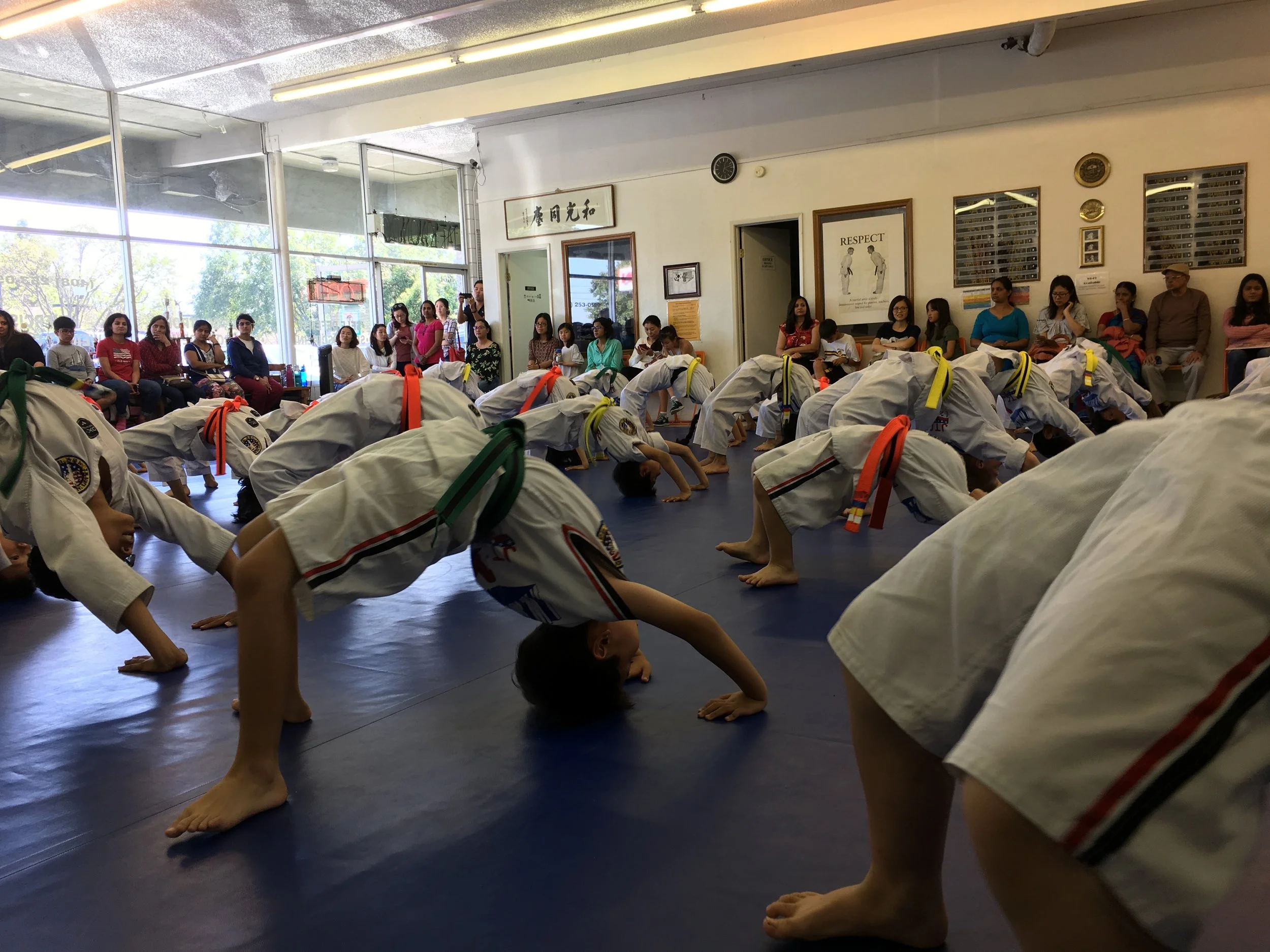 Back Stretching (Warming up) 