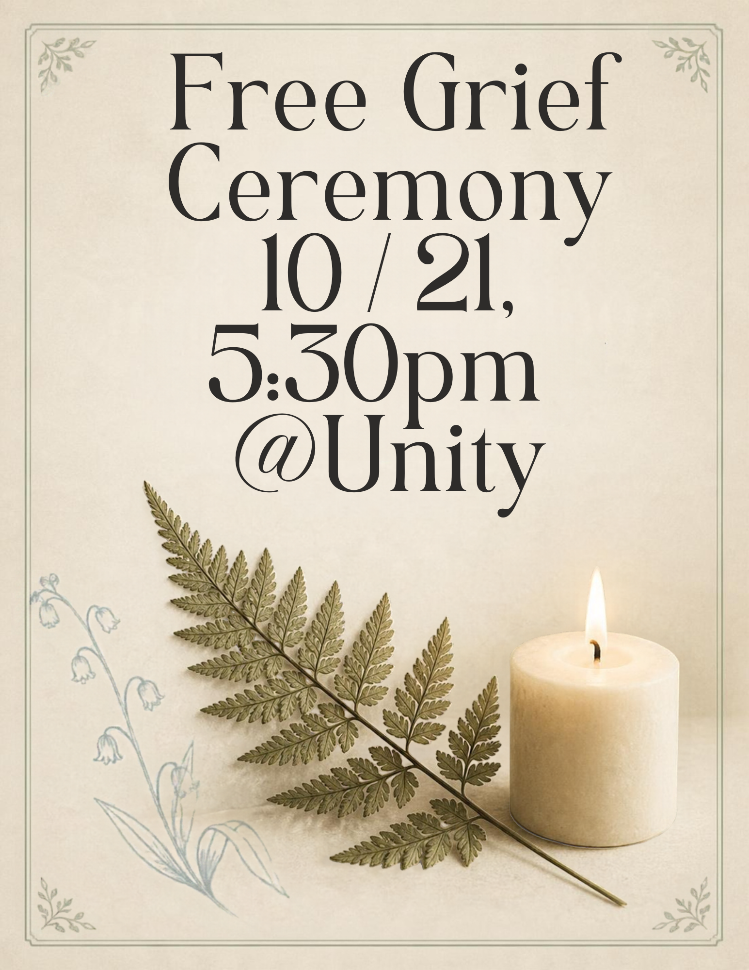 Free Grief Ceremony