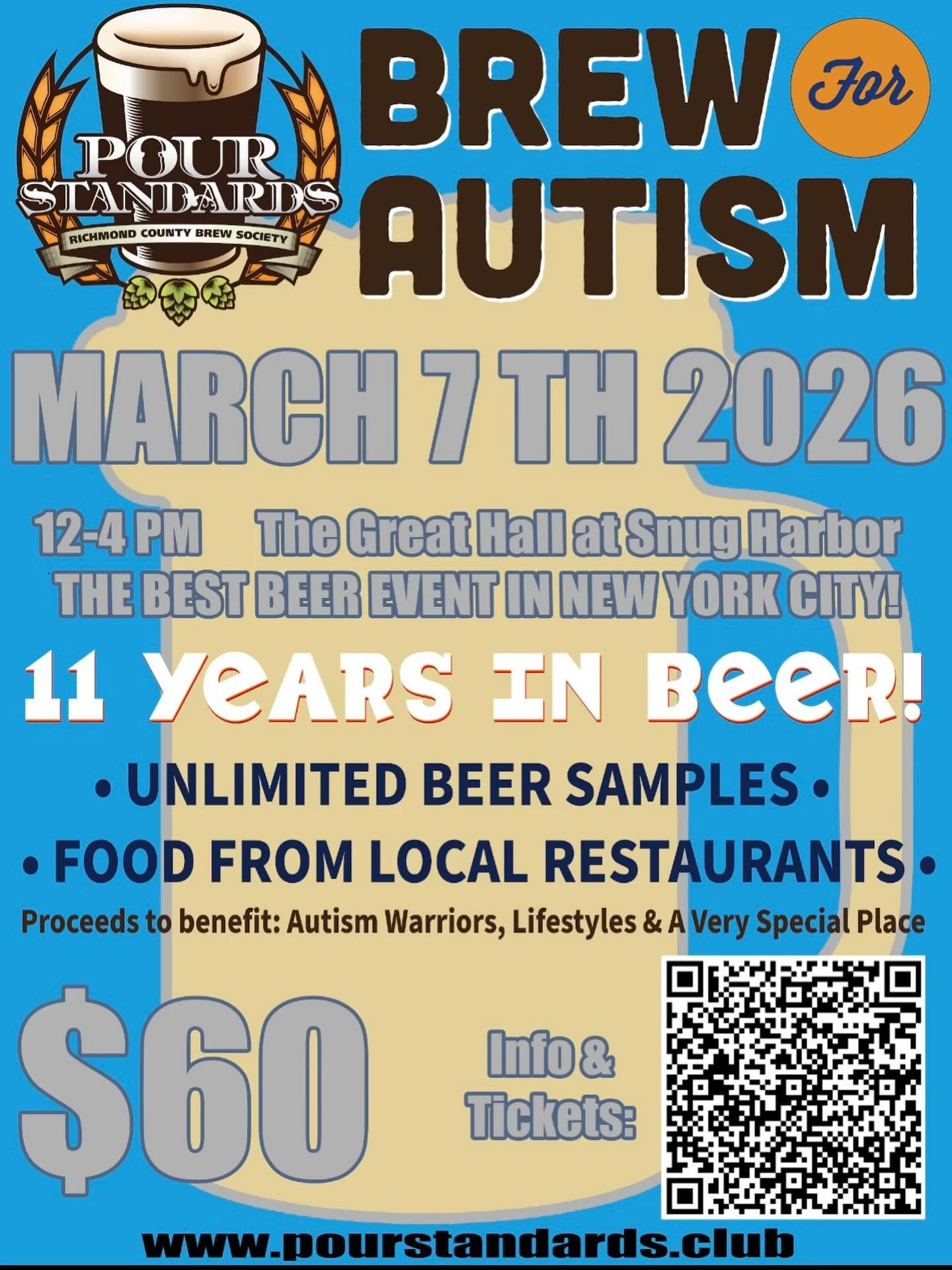 We are now less than 3️⃣ weeks away from Brew for Autism! Come join us as to try delicious homebrews, eat good food, and support great causes!

Get your tickets now! Link 🔗 in bio. Cheers! 🍻