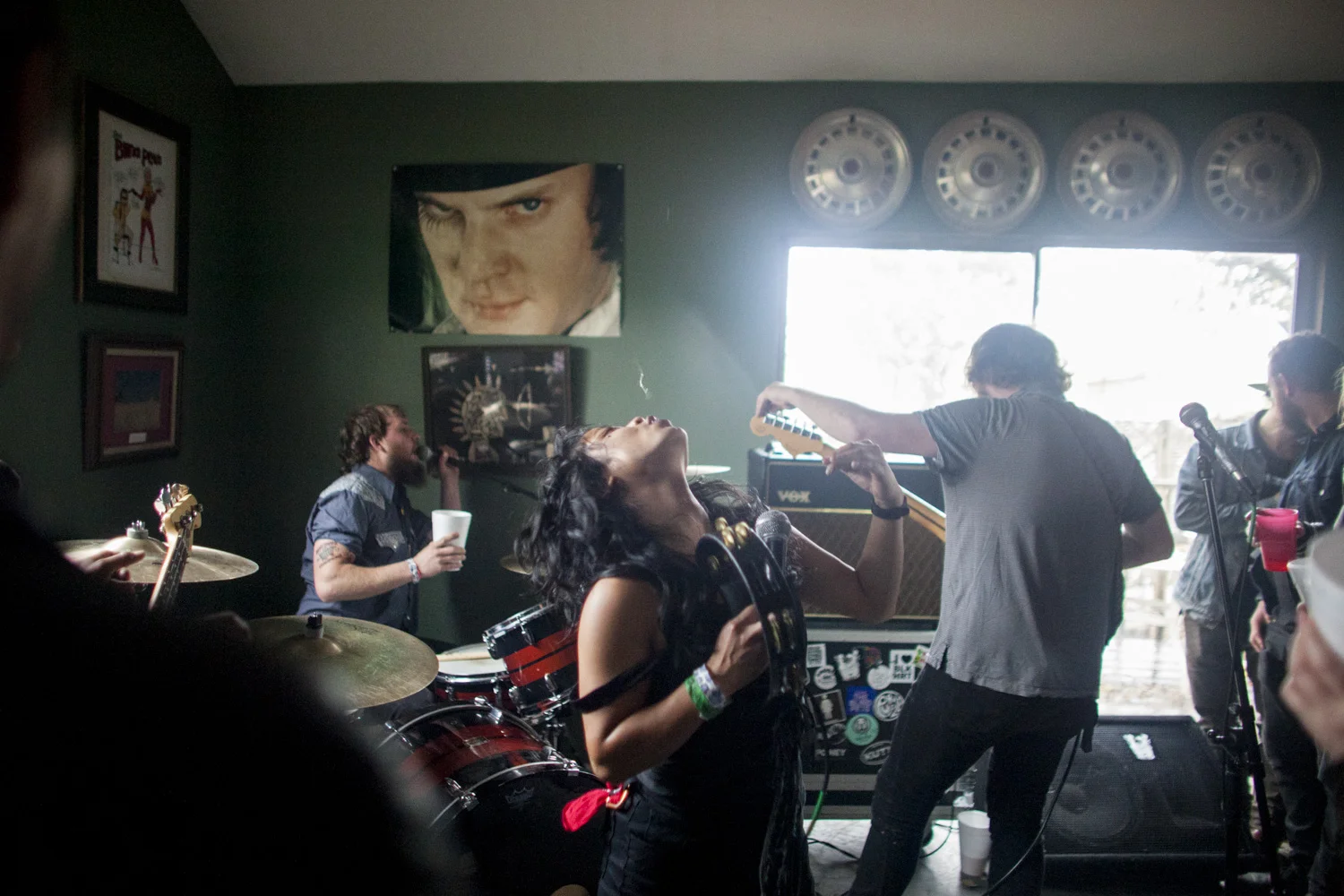  Blind Pets plays a house show in a neighborhood three miles south of SXSW in Austin, Texas. 