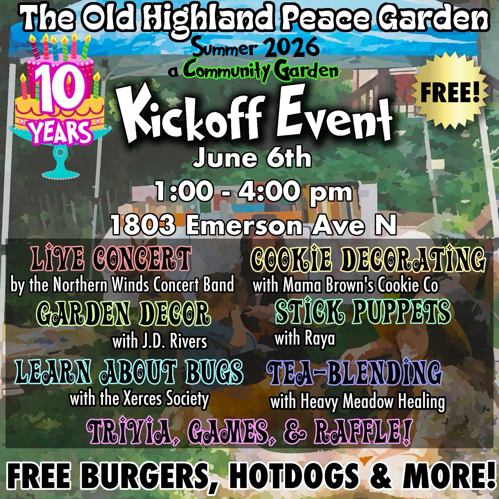 Old Highland Peace Garden Kickoff