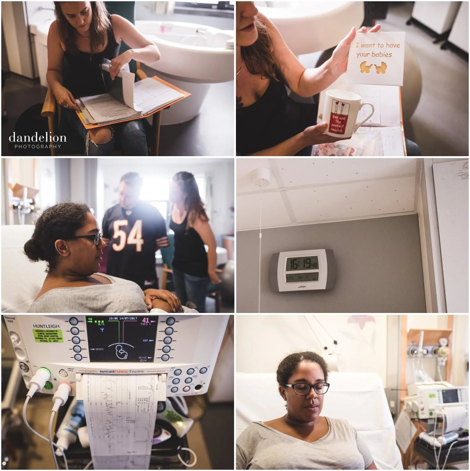 a surrogacy birth photo shoot