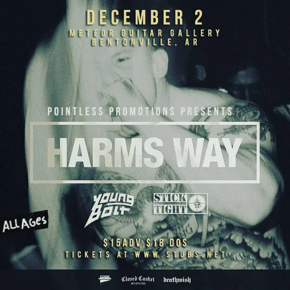 Harm's Way//Stick Tight// Young Bolt