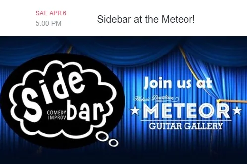 Sidebar Improv April
