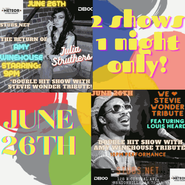 Amy Winehouse and Stevie Wonder Double Tribute