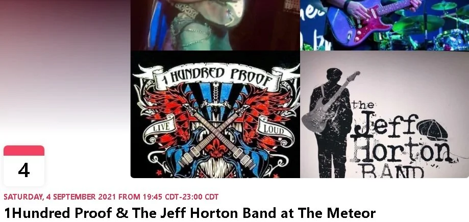 1Hundred Proof &amp; The Jeff Horton Band at The Meteor