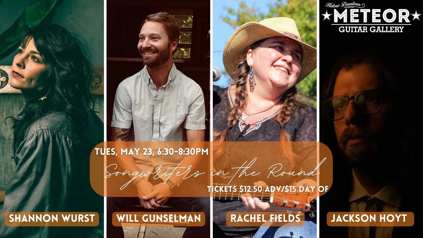 Songwriters in the Round @ Meteor: May