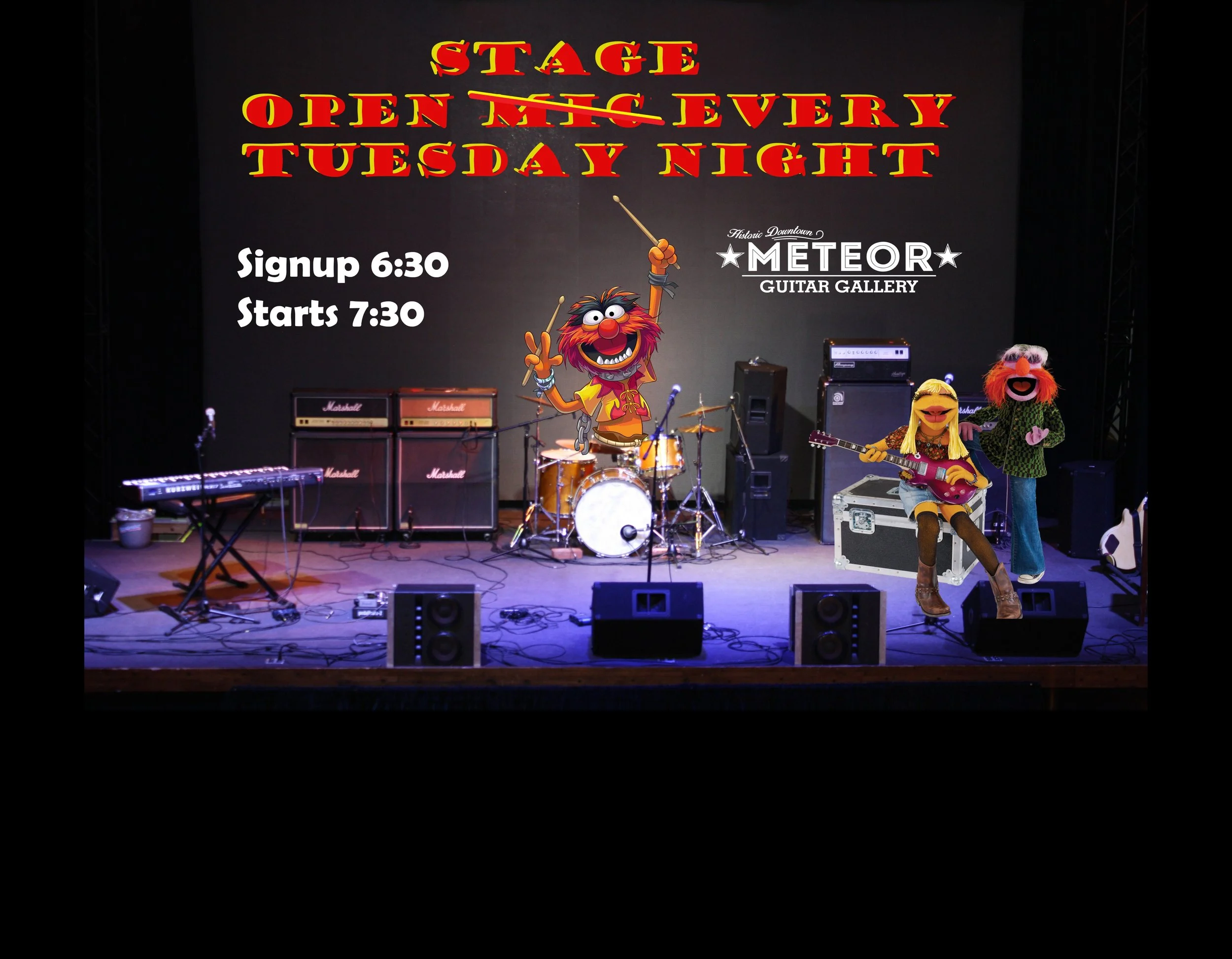 Open Mic Tuesday at the Meteor