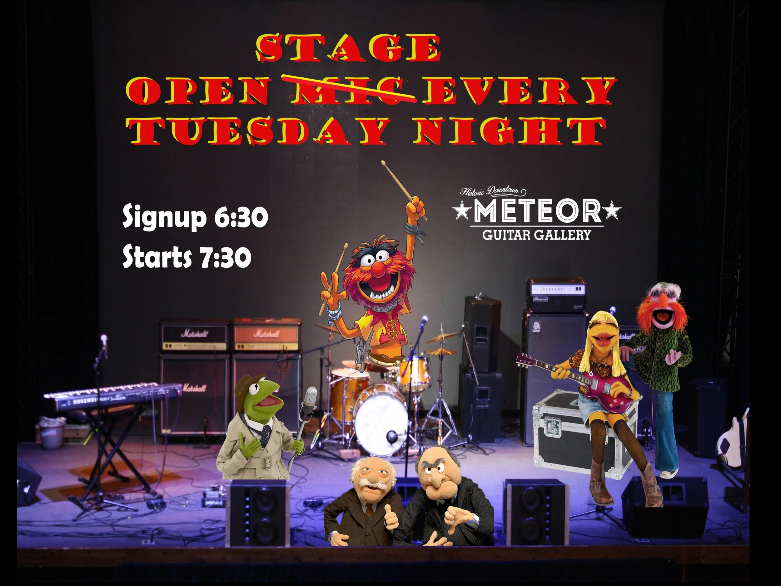 Open Mic Tuesday at the Meteor