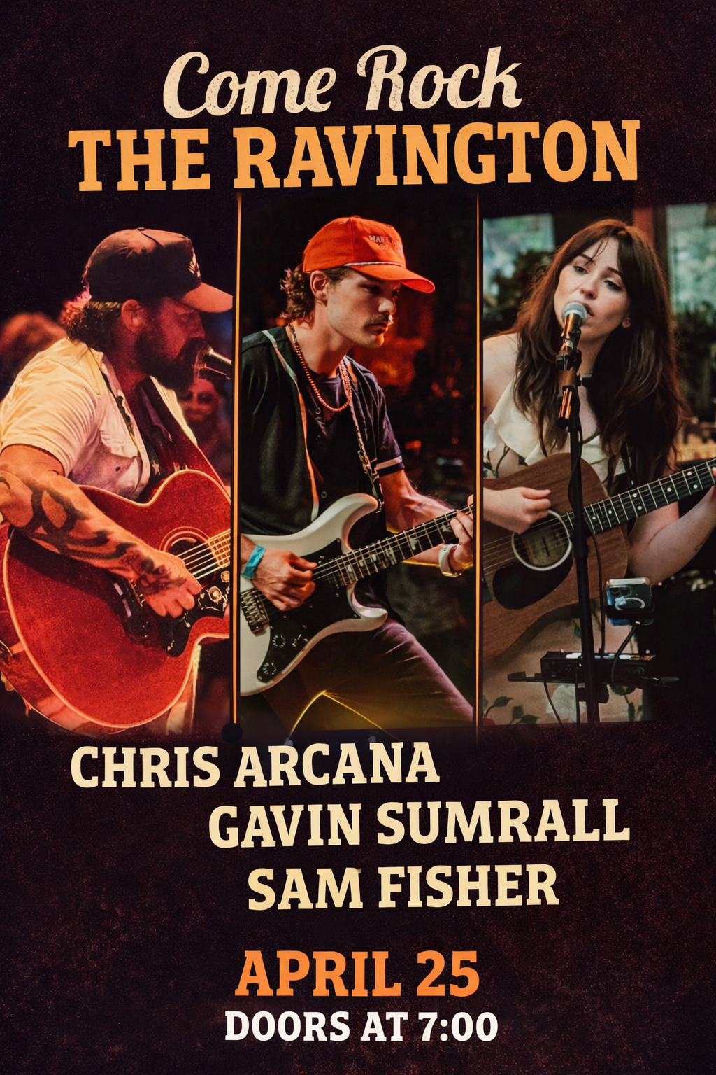 Chris Arcana - Gavin Sumrall - Samantha Fisher