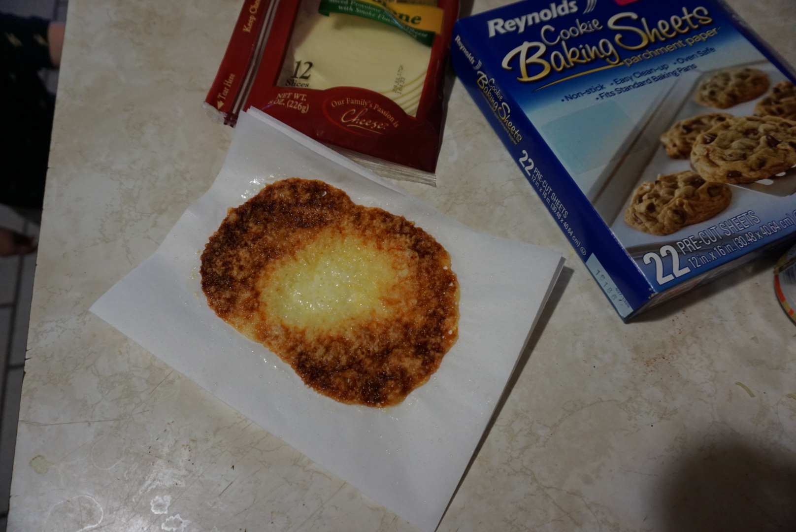 Microwave for 1 minute and 30 seconds or until the cheese looks like this.