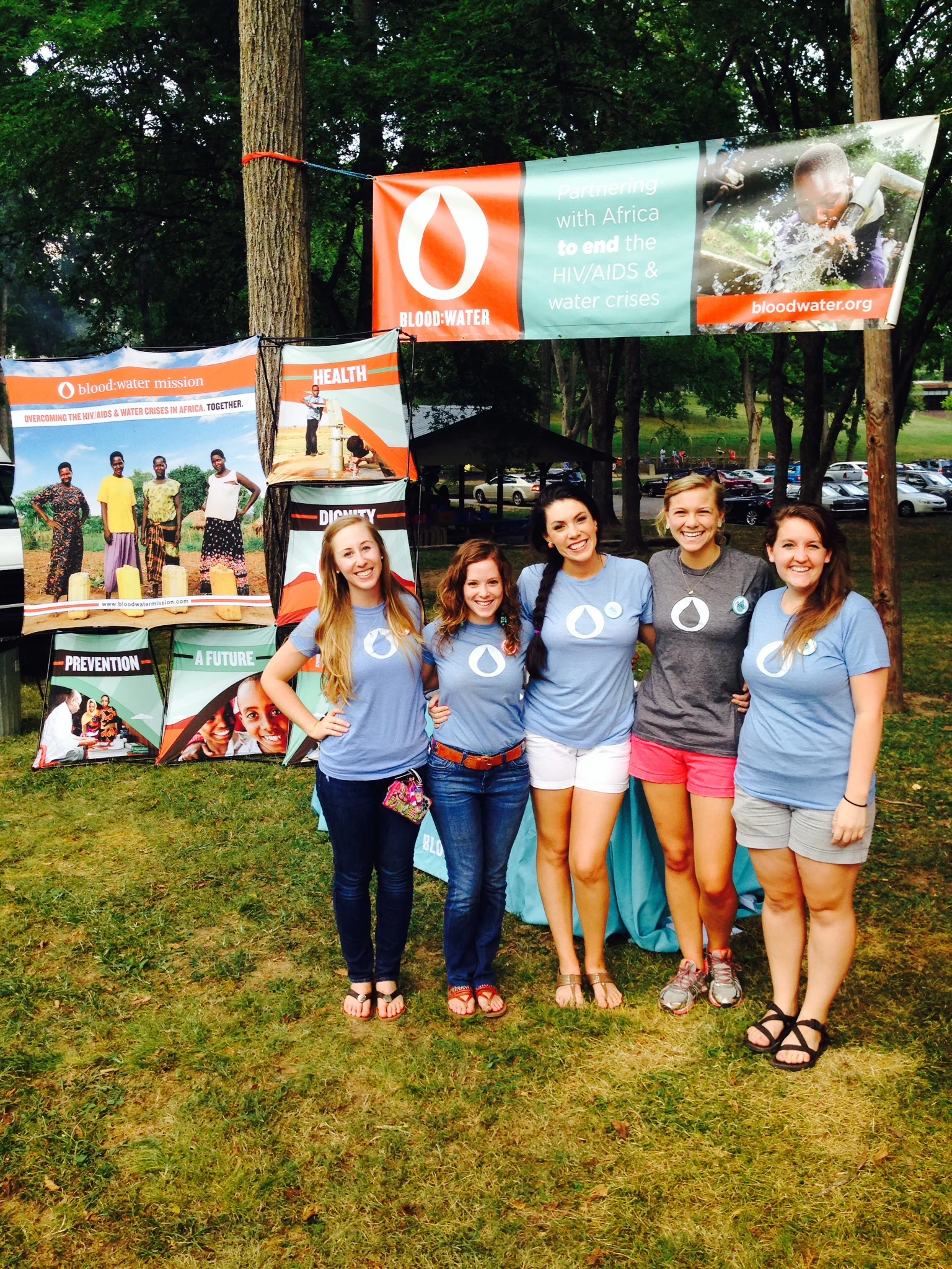 Heather and the other summer interns