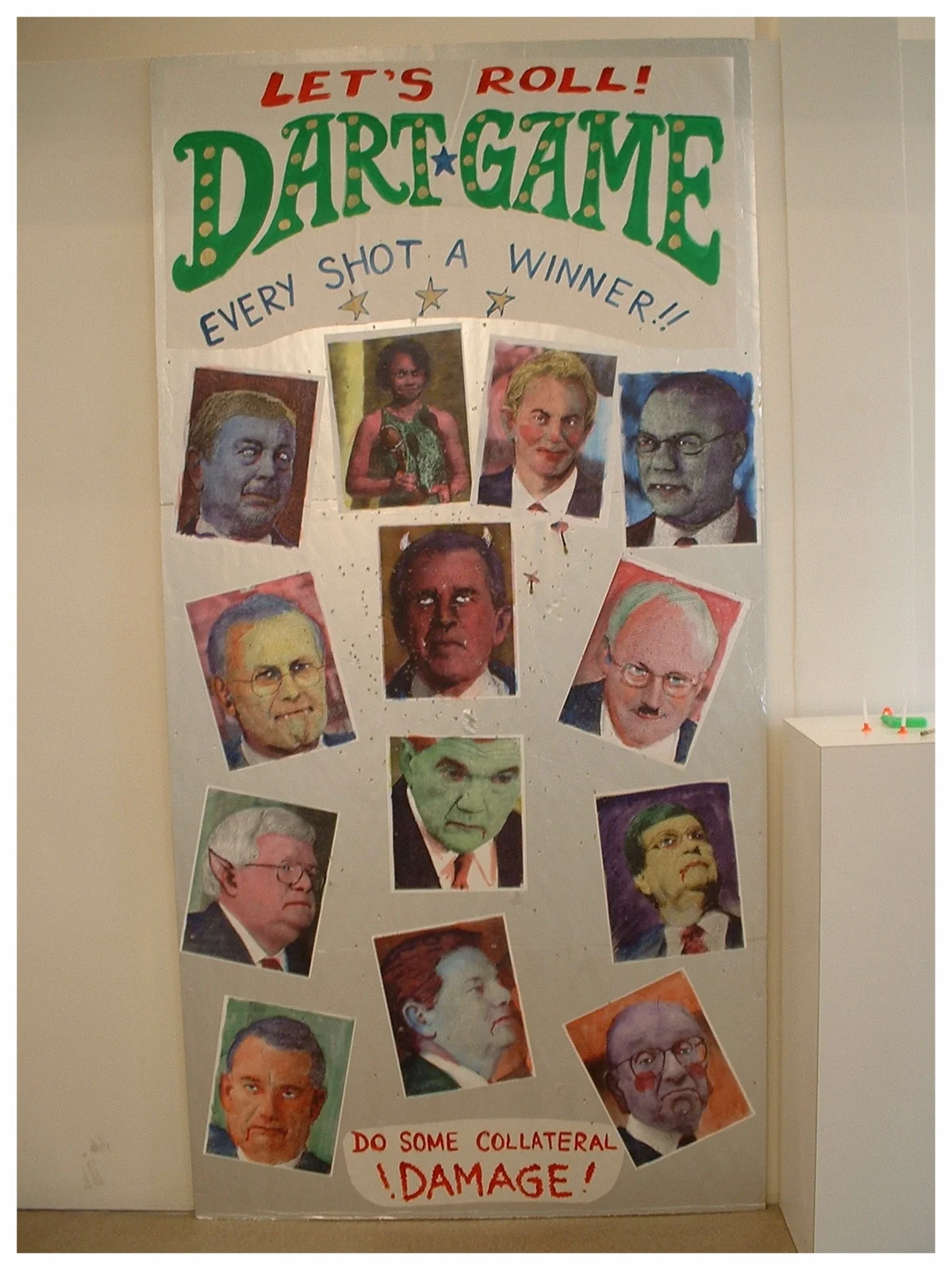 "Let's Roll!" Dart Game 8'x4'