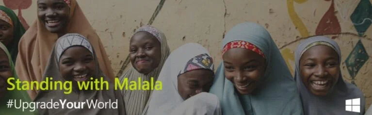Microsoft #UpgradeYourWorld campaign