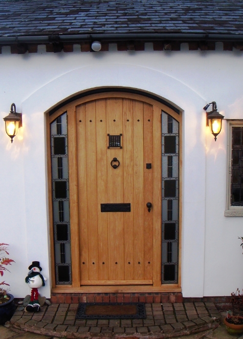 Make sure windows by the doors are unbreakable.