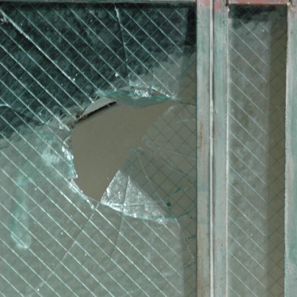 Windows should be tempered, burglar-resistant glass.