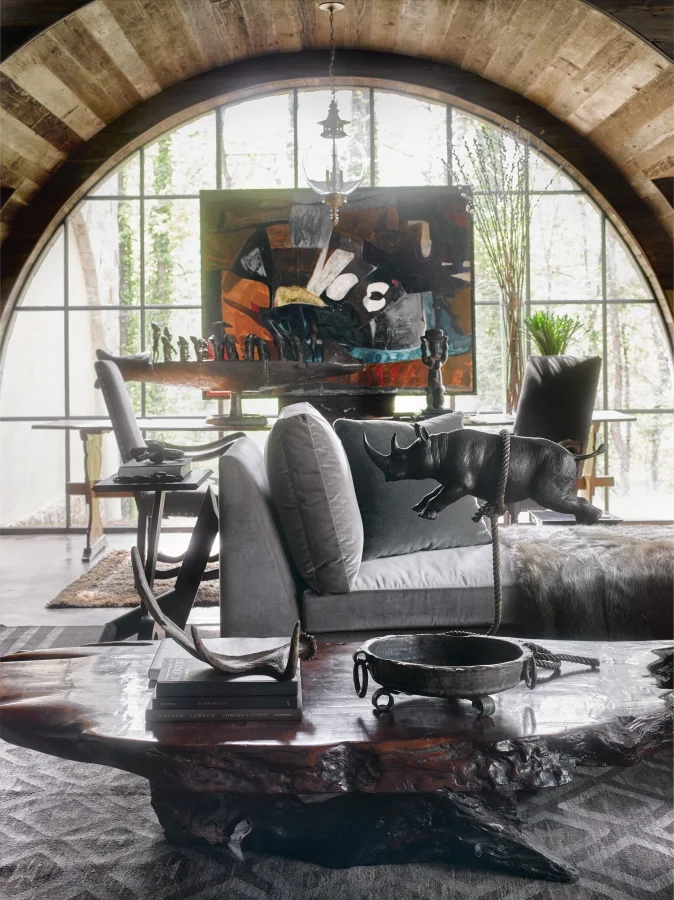 Man Cave designed by Bill Peace of Peace Designs photo by David Christensen