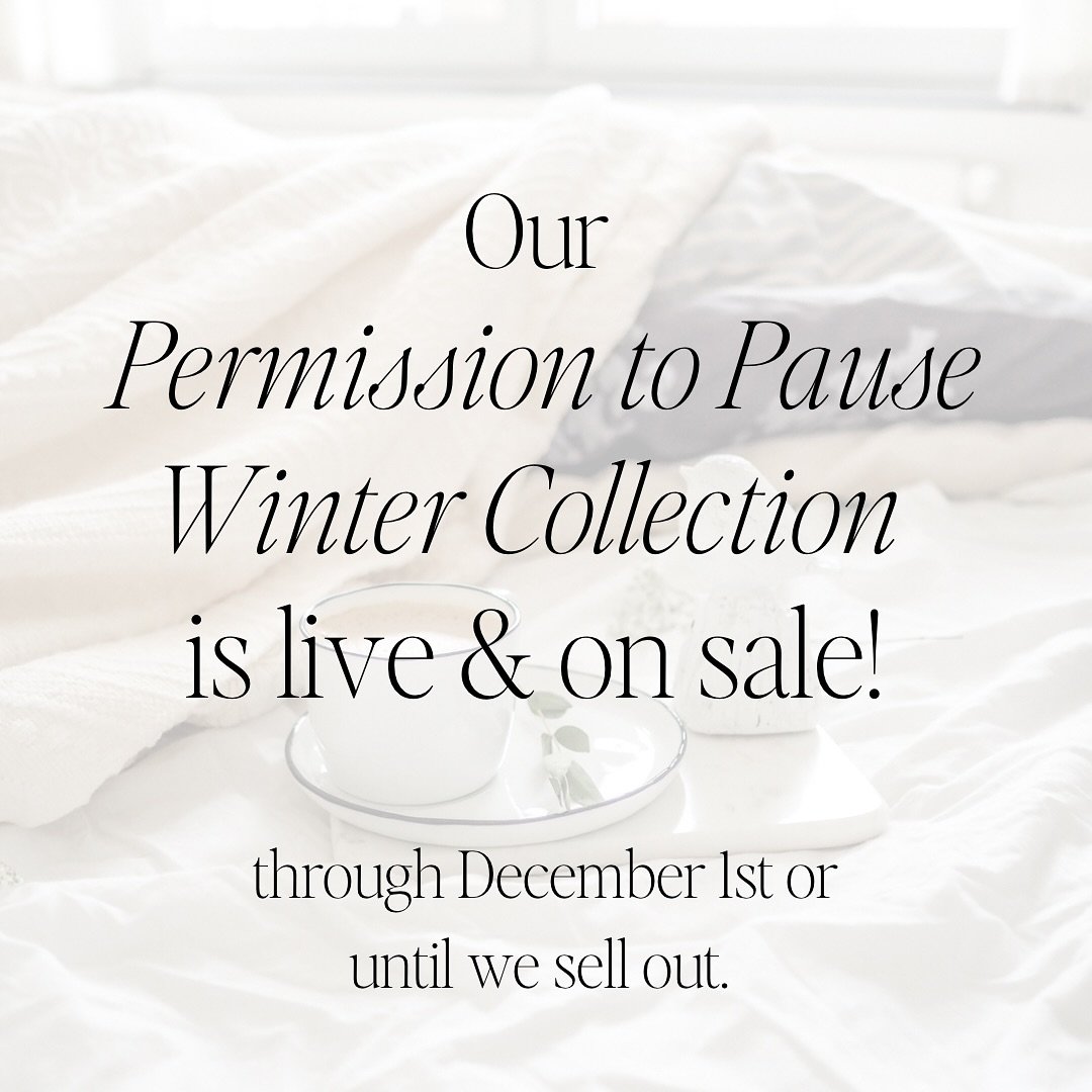 Why do you want one? Because it is the best gift you can give to yourself, to your mom, your sister,  your friend.

It is unexpected - filled with beauty and elegance, personal, thoughtful, and an experience. 

It encourages pressing pause, slowing d
