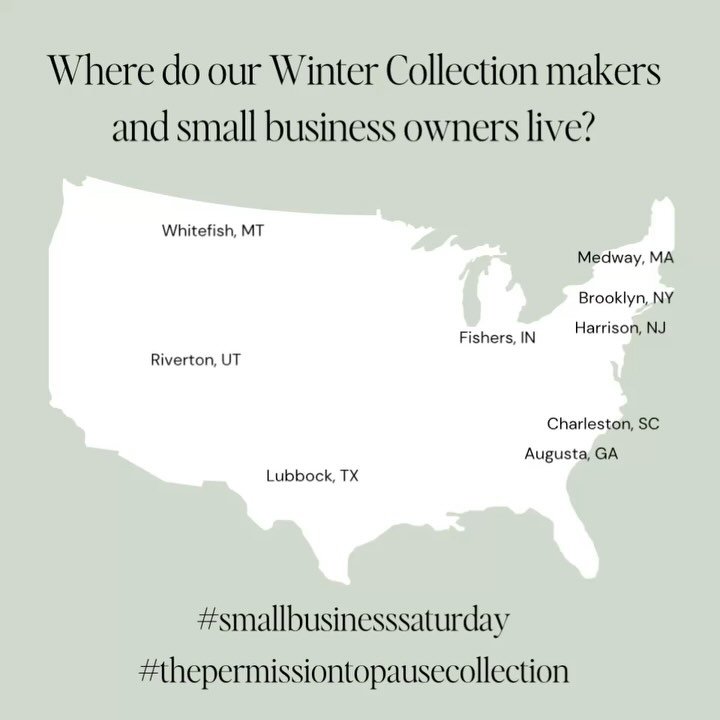On this #smallbusinesssaturday, I am thinking of the small business owners, makers, and authors who are part of our Winter Collection. Did you know that purchasing or gifting this luxury box also supports each of them?  After the boxes are shipped an