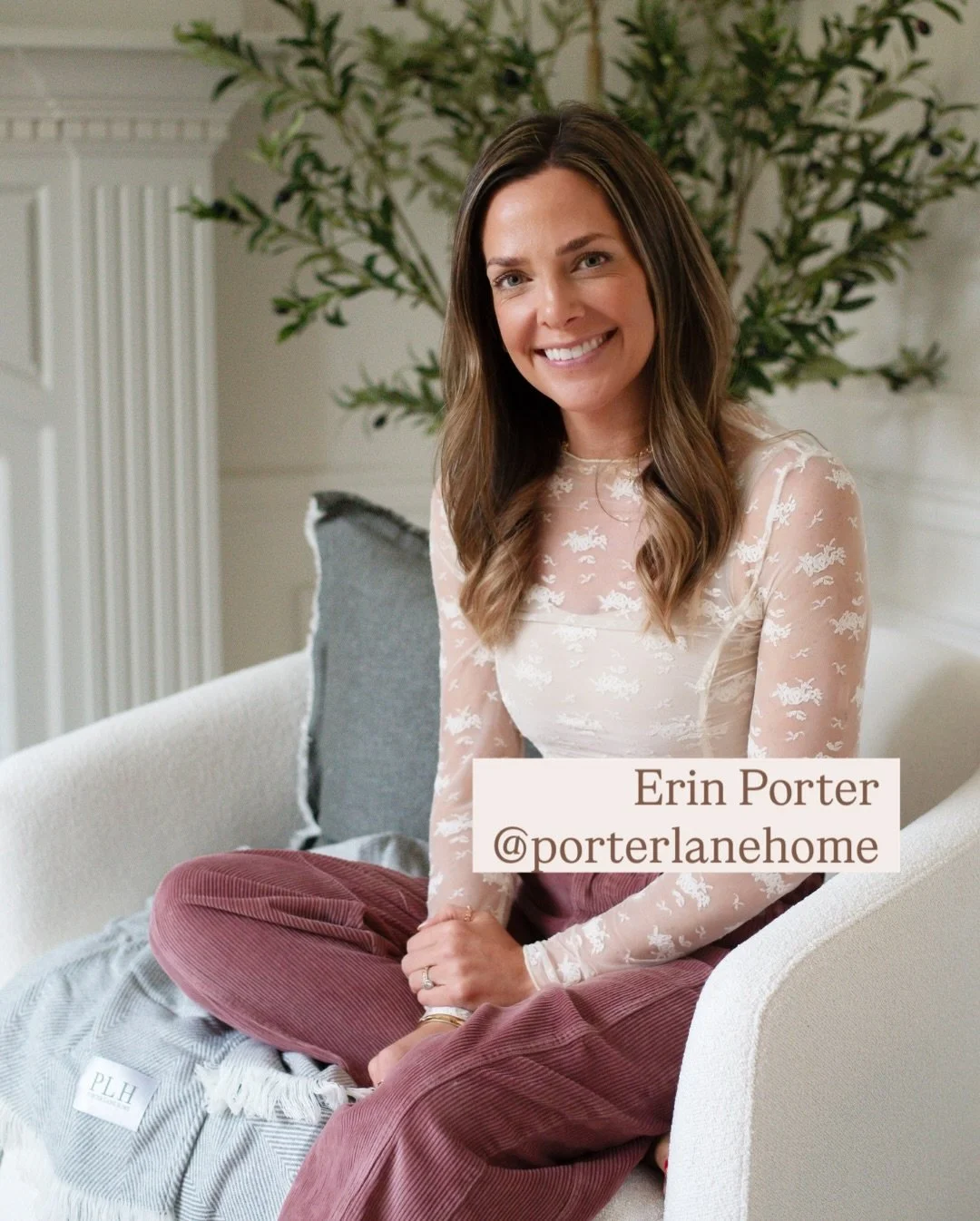 Working with Erin Porter at Porter Lane Home was a gift and a joy.  She helped me choose the perfect item for The Winter Collection, was so much fun on the phone, and then when we had a shipping mess that neither of us caused, she was in it with me t