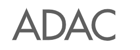 ADAC logo in black text on a white background.