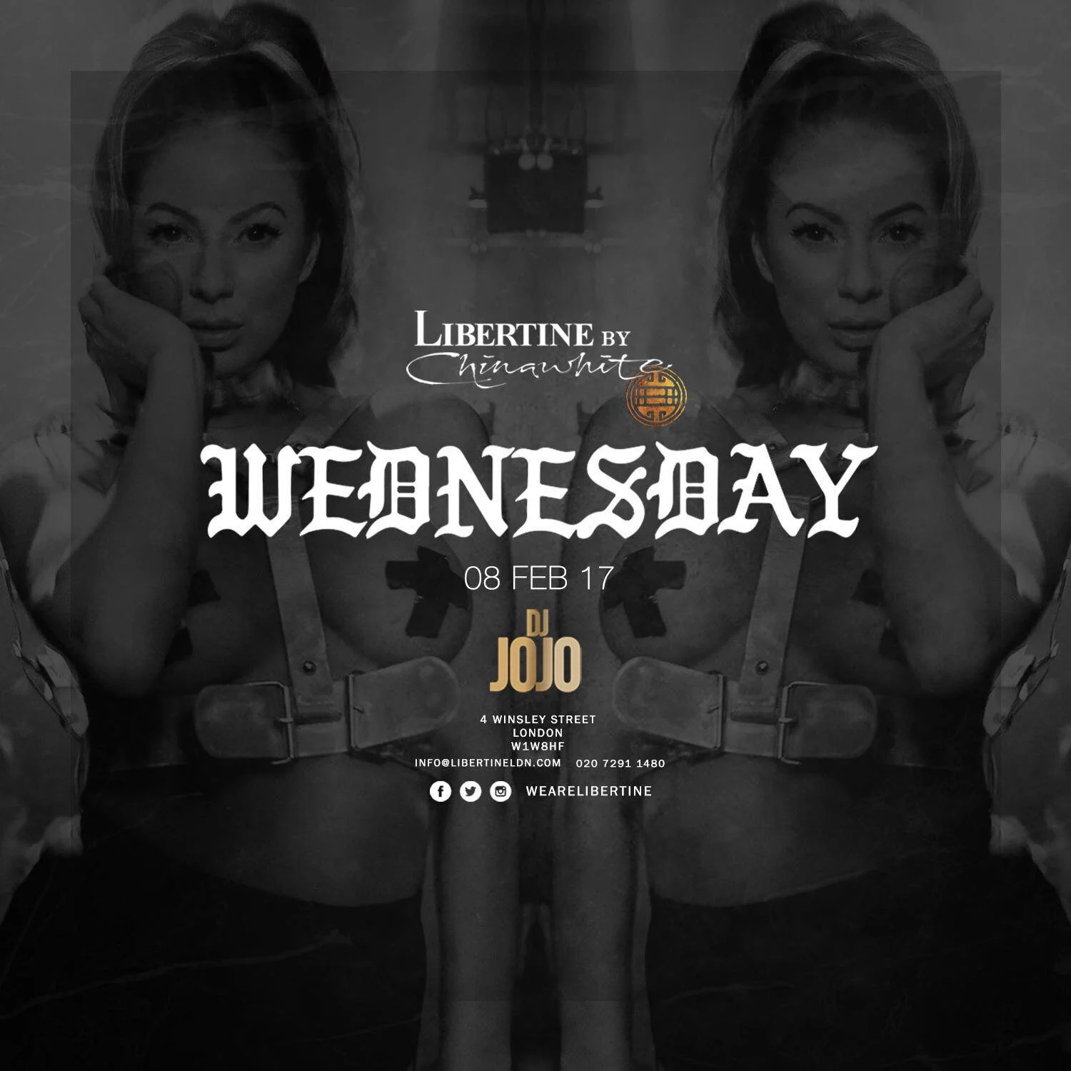 One thing certainly hasn't changed and that's the appeal of our mid-week special. Approaching our inevitable Wednesday venue: Libertine we are taking our celebrating the fact that the end of the week is near. With our first instalment arriving rather abruptly we can do nothing more than look forward to the night ahead.