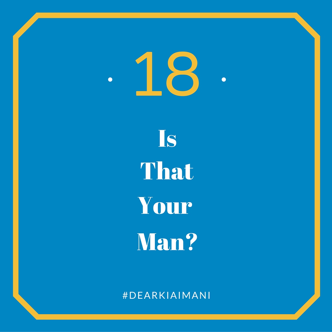&nbsp;#DearKiaImani, Know your role and act accordingly. I've been there. I've acted like a girlfriend to guys I was just talking to. This often led me to a state of confusion and frustration when things didn't go as planned in my head. If that's NO…