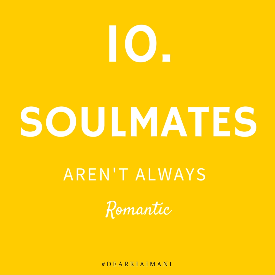 #DearKiaImani , soulmates aren't always romantic. If you don't leave Hampton with anything else, you'll definitely leave with a couple soulmates.