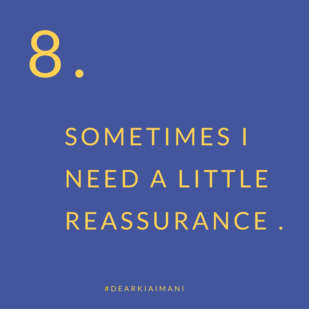 #DearKiaImani , you good! Please tell me I'm not the only one that needs a little gassin' sometimes. Like, sometimes I just need someone to say, "Kia, you lit! You've always been lit. You'll forever be lit.