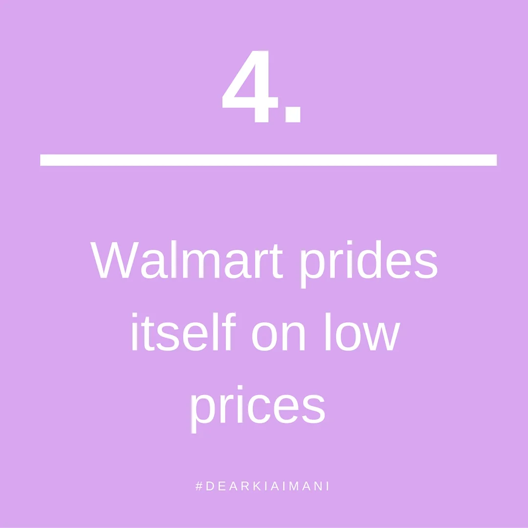 #DearKiaImani , Walmart prides itself on providing low prices, NOT customer service. So I don't know why I get upset when I go in Walmart and there are only 3 registers open...every time as if I expected something different from Walmart. Lesson: Sto…