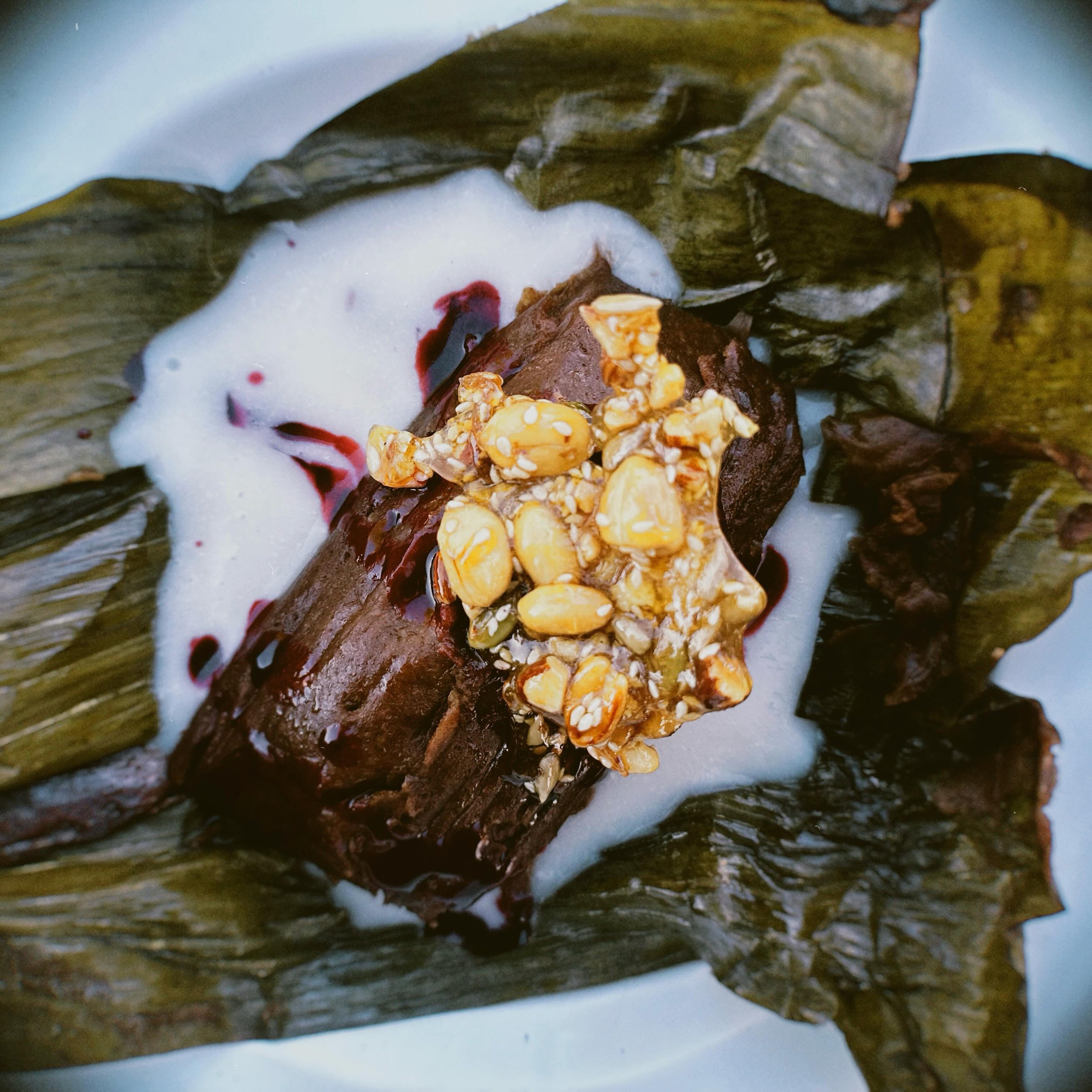 Chocolate Tamal #gordoscantina #authenicmexican #mexicanstteetfood #tamal #sweet #dessert #Choclate #peanut #offmenu #especial #cincodemayo #centralmexico #bushwick #brooklyn #nyc #nymademexicoapproved