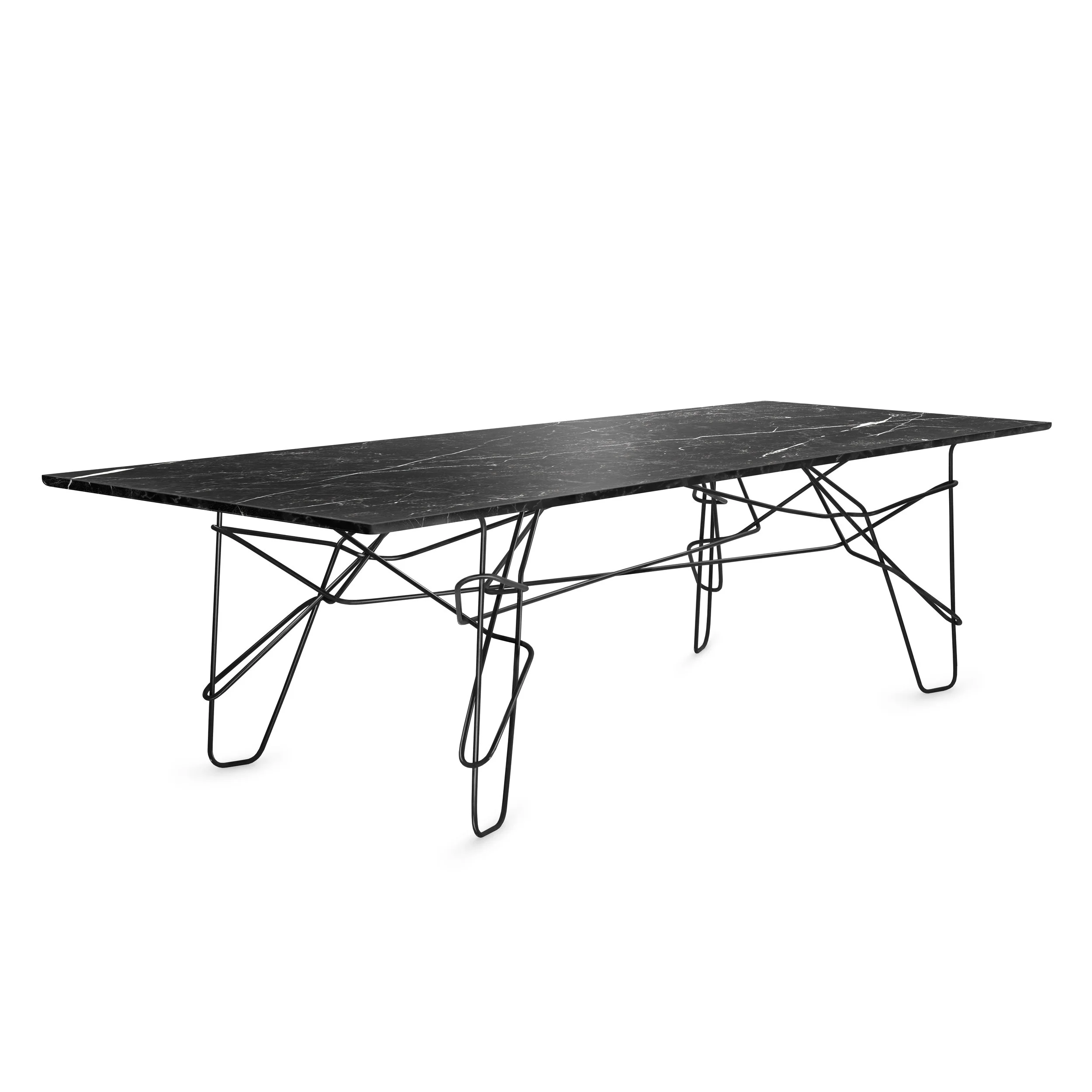 001-007 Black Powder Coat - Nero Marquina Marble - Three Quarter.jpg