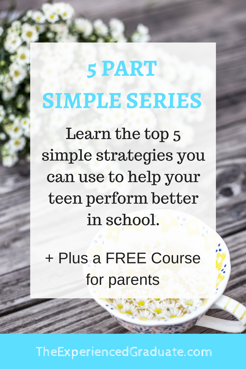 5 Part Simple Series for Academic Success