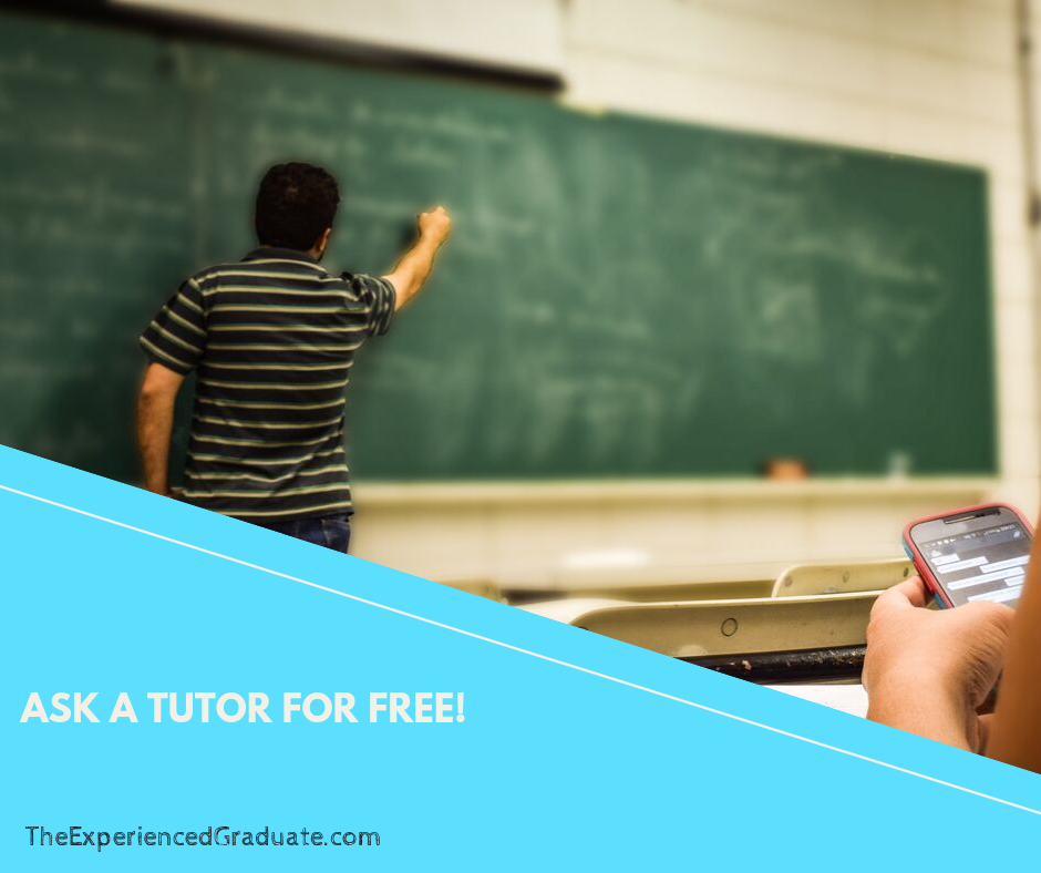 Ask a Tutor