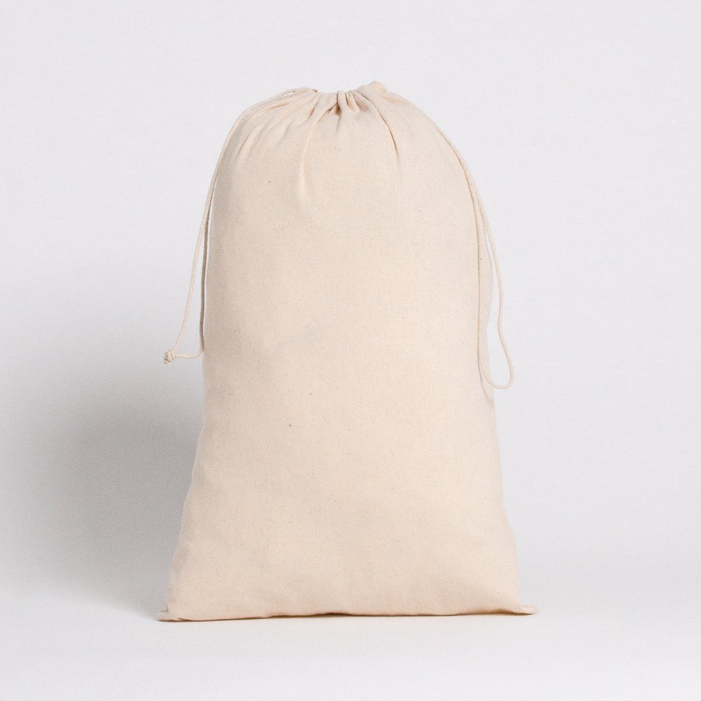 15 Packs Muslin Bags Cloth Bags with Drawstring Printable Cloth Bags Natural Color 
